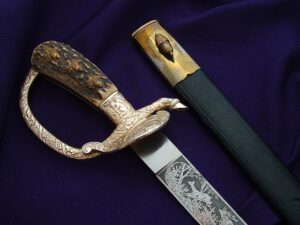 3rd Reich Forestry Hirschfanger by Eickhorn - D1034 - 6