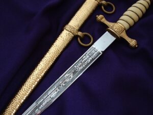 3rd Reich Navy Dagger by Eickhorn - D1042 - 3