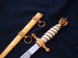 3rd Reich Navy Dagger by WKC - D1048 - 2