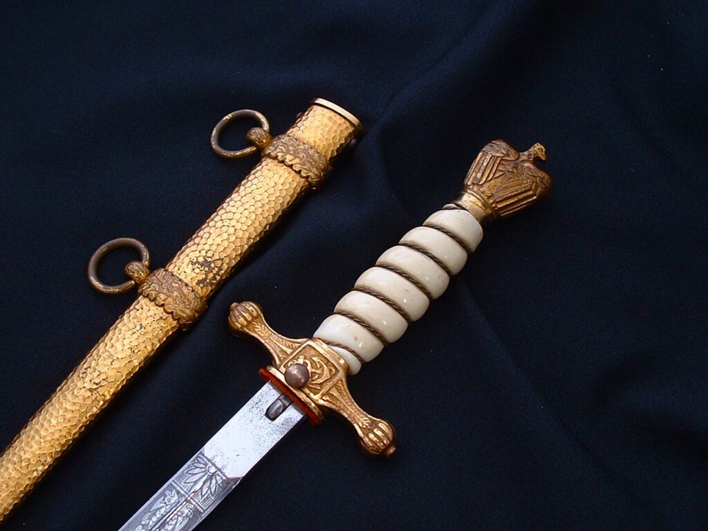 3rd Reich Navy Dagger by WKC - D1048 - 3