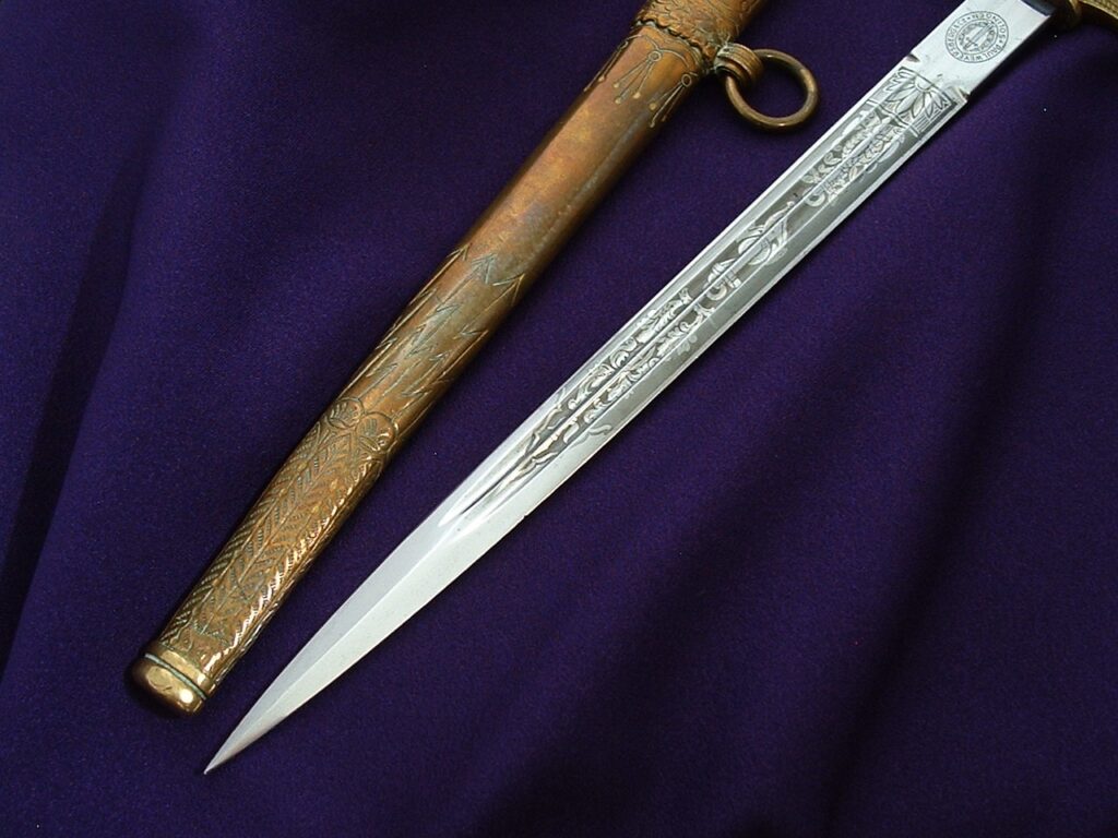 Early Kriegsmarine Dagger by Weyersberg - D1046 - 5
