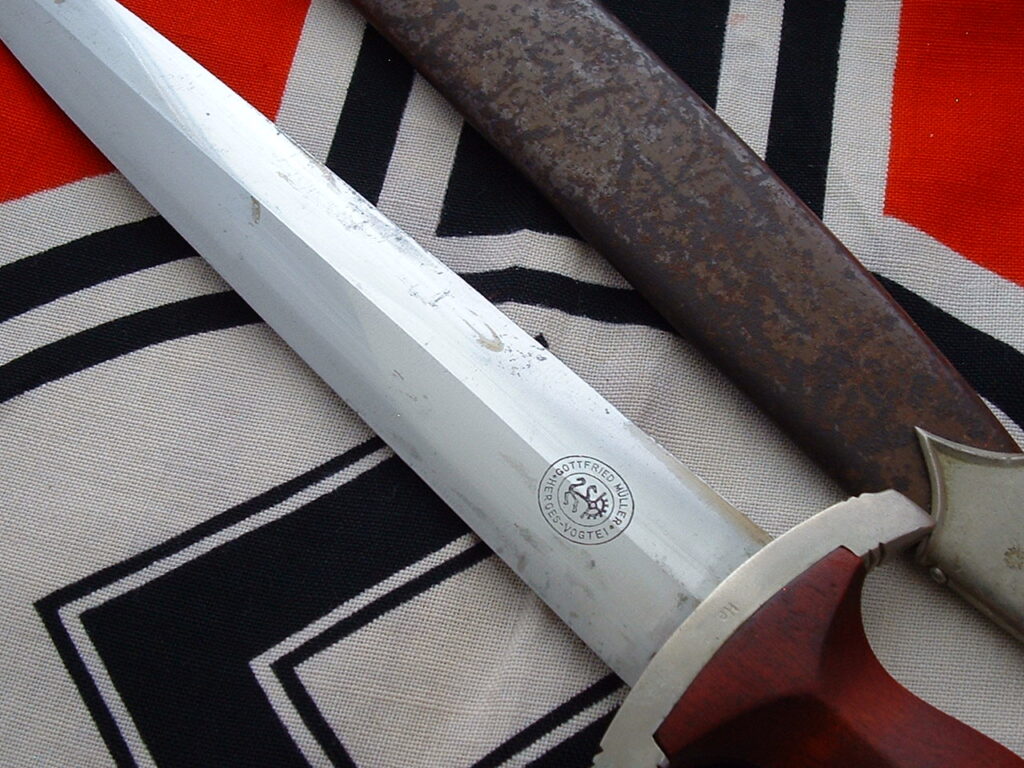 Early NS Stormtrooper's Dagger by G Muller - D1082 - 12