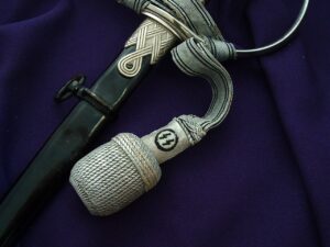 Early Rare SS Officer's Degen Knot - A686 - 3