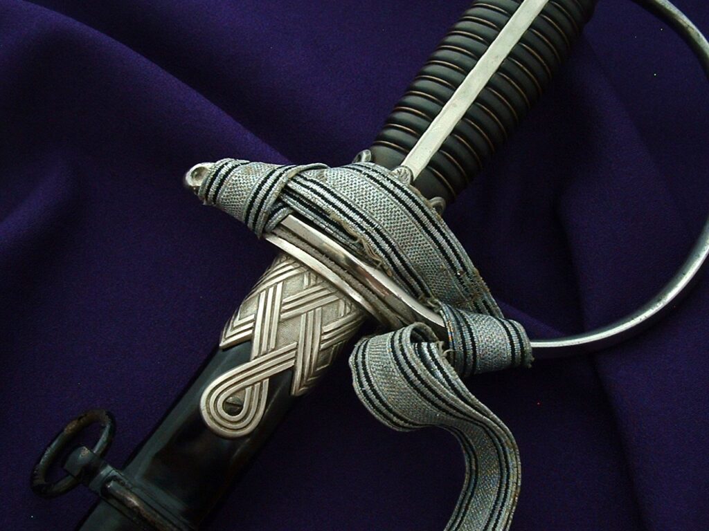 Early Rare SS Officer's Degen Knot - A686 - 4