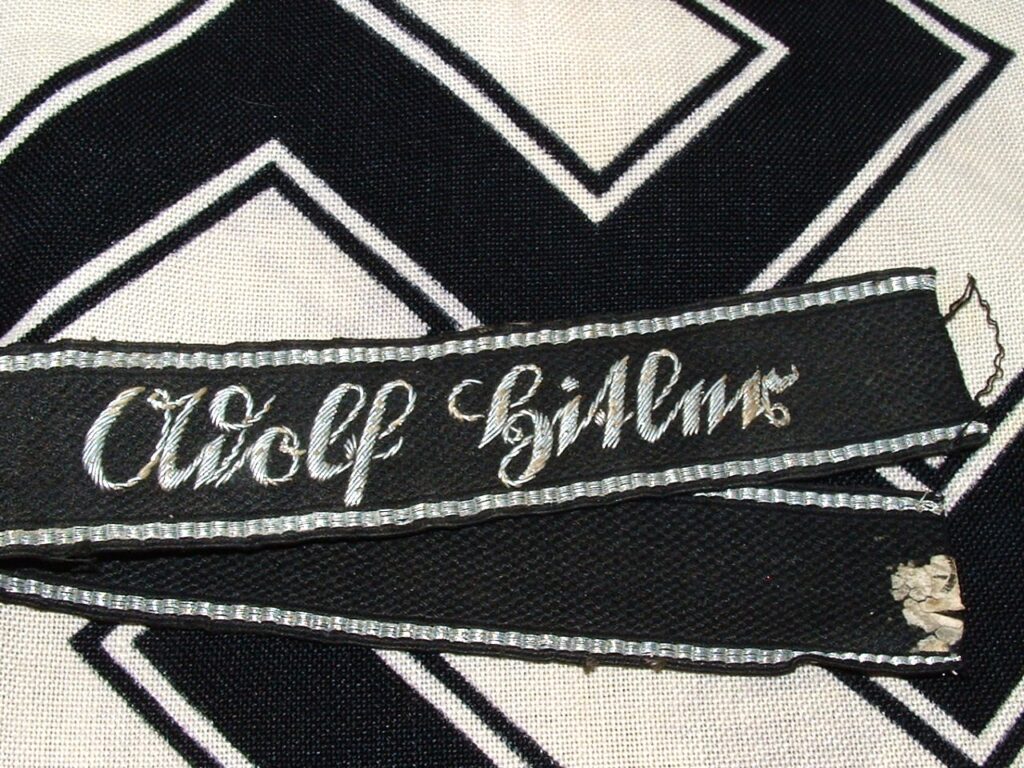 LAH SS Officer's Cut Off Cuff Title - C285 - 2