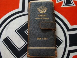 1st Model Luftwaffe Officer's Dagger & Veteran Service with Discharge Folder - D1100 - 13