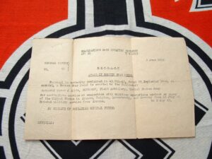 1st Model Luftwaffe Officer's Dagger & Veteran Service with Discharge Folder - D1100 - 16