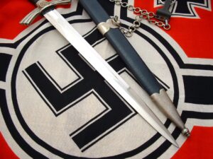 1st Model Luftwaffe Officer's Dagger & Veteran Service with Discharge Folder - D1100 - 9