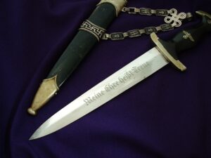 3 - Early M36 SS Chain Dagger - D1156