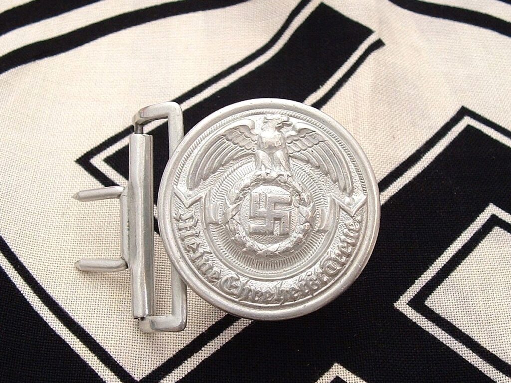 1 - Mint SS Officer's Buckle by Overhoff - B217