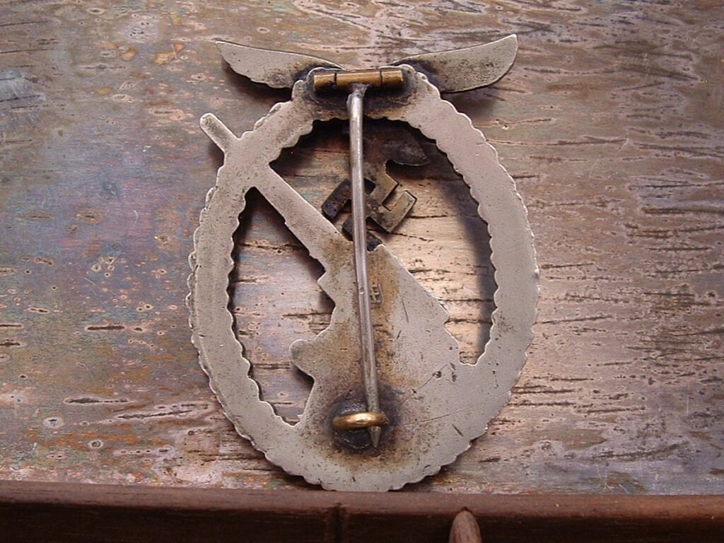 2 - Early Tombac Flak Badge by Assmann - A540