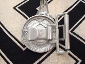 2 - Mint SS Officer's Buckle by Overhoff - B217