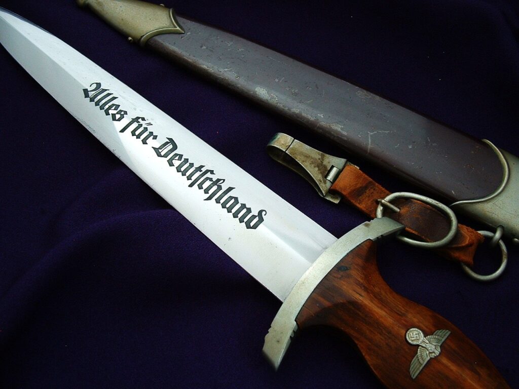 12 - Early Nickel Silver Stormtrooper's Dagger by Kober - D1199