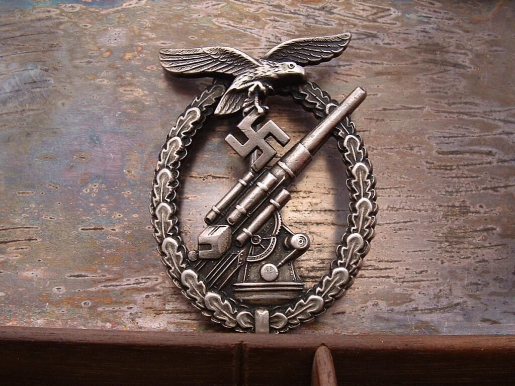 1 - Stunning Early Luft Flak Badge by Assmann - M549