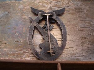 2 - Early Luftwaffe Flak Badge by Juncker - M548