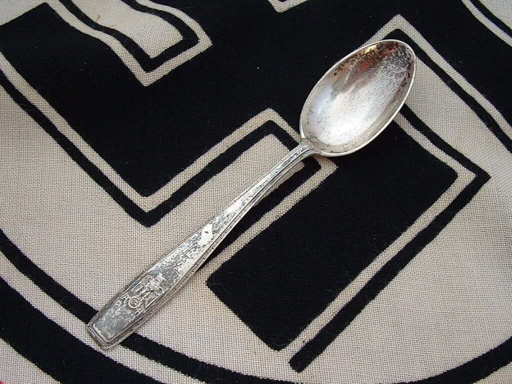 1 - Hitler Silverware Spoon by Bruckmann - G273