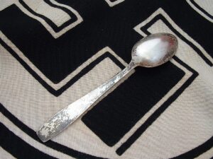 2 - Hitler Silverware Spoon by Bruckmann - G273