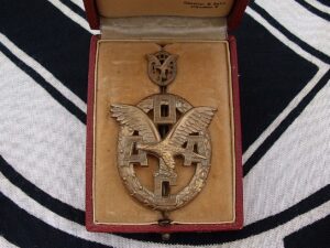 3 - Pre WWII ADAC Bronze Auto Club Awards Set by Deschler - M553