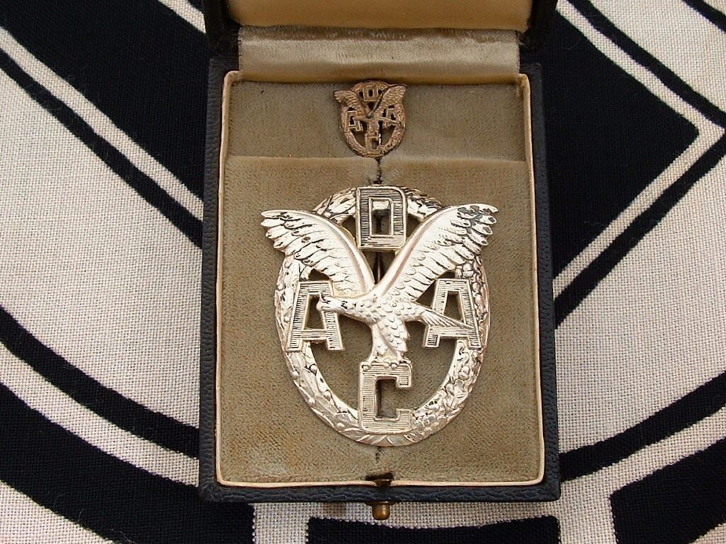 3 - Pre WWII ADAC Silver Auto Club Awards Set - M554