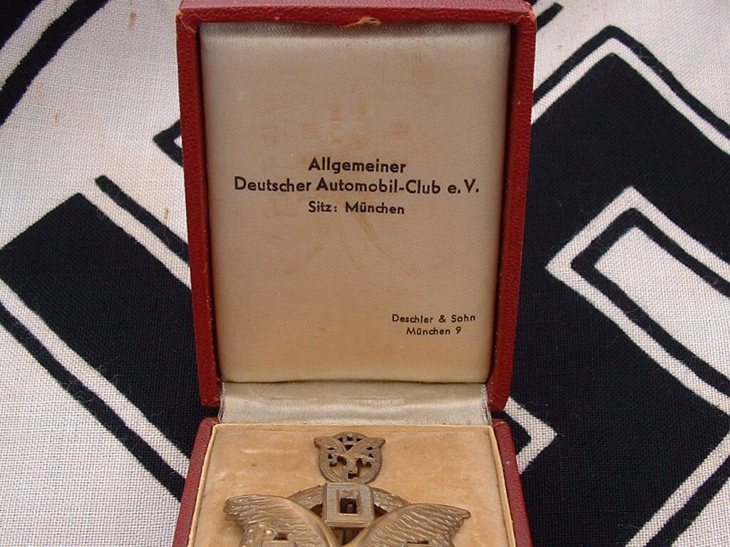 4 - Pre WWII ADAC Bronze Auto Club Awards Set by Deschler - M553
