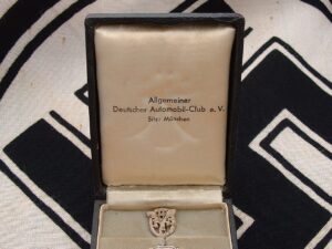 4 - Pre WWII ADAC Silver Auto Club Awards Set - M554