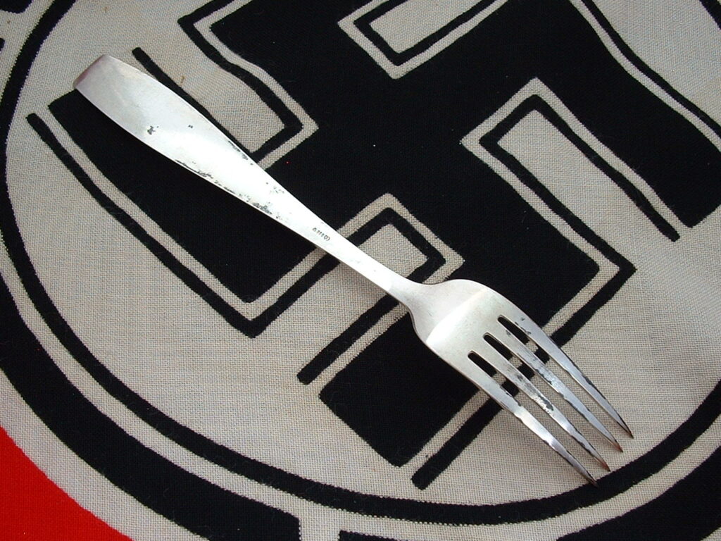 3 - Adolf Hitler Silverware Fork by Bruckmann - G274
