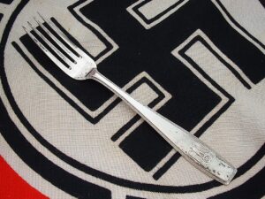 4 - Adolf Hitler Silverware Fork by Bruckmann - G274