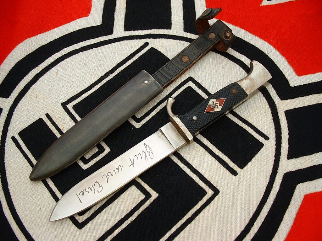 1 - Hitler Youth Knife w Motto by Grawisco - D1211