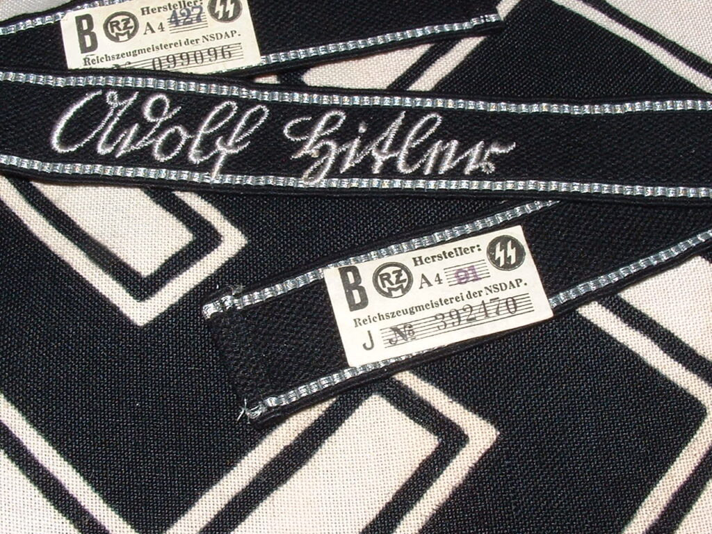 2 - SS Leibstandarte Adolf Hitler Cuff Band - C324