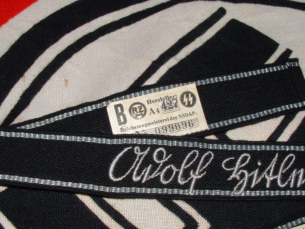 3 - SS Leibstandarte Adolf Hitler Cuff Band - C324