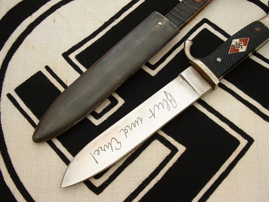 4 - Hitler Youth Knife w Motto by Grawisco - D1211