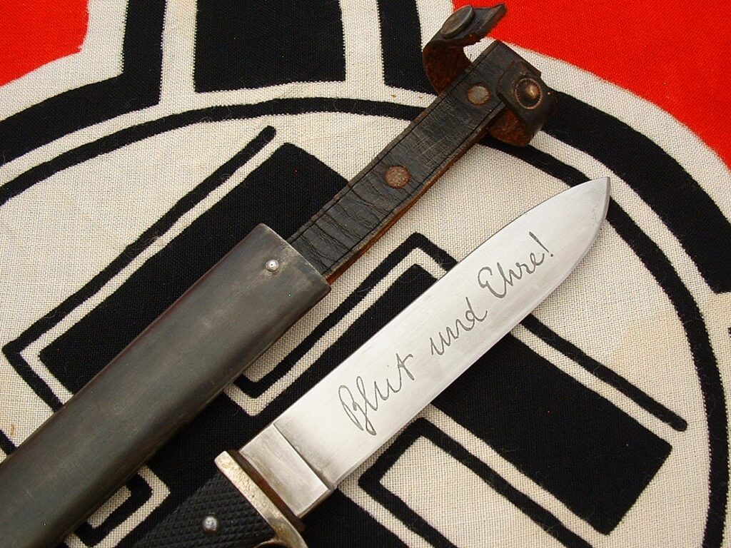 6 - Hitler Youth Knife w Motto by Grawisco - D1211