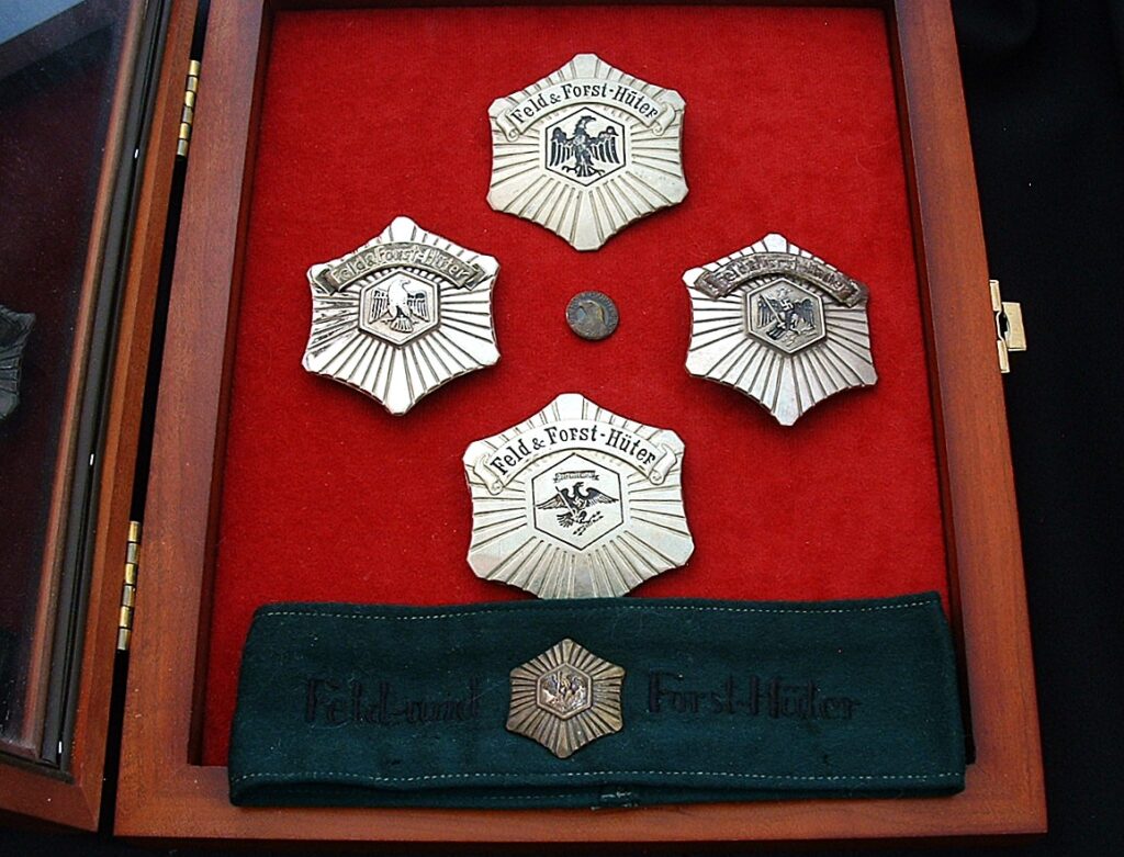 1 - Rare Set of Field & Forest Protection Badges & More - A564