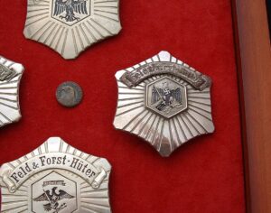 4 - Rare Set of Field & Forest Protection Badges & More - A564