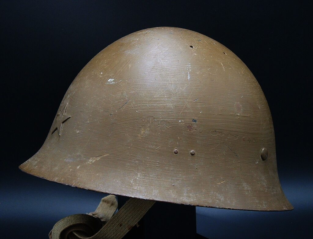 7 - WWII Japanese Helmet Type 90 - H232