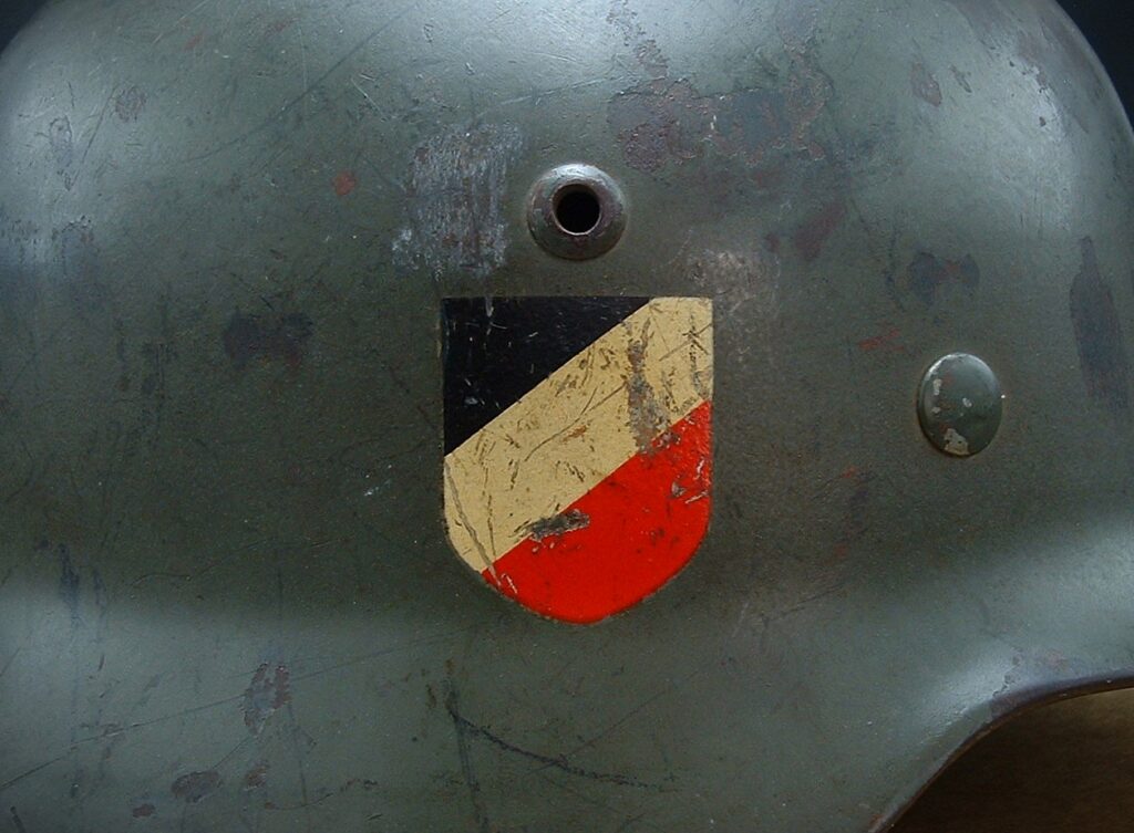 11 - Double Decal Army M35 Helmet by ET - H233