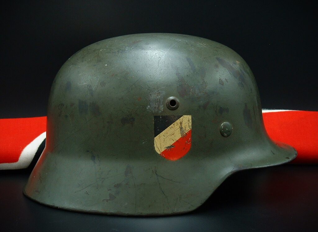 7 - Double Decal Army M35 Helmet by ET - H233