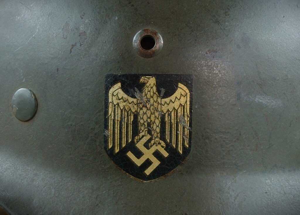 9 - Double Decal Army M35 Helmet by ET - H233