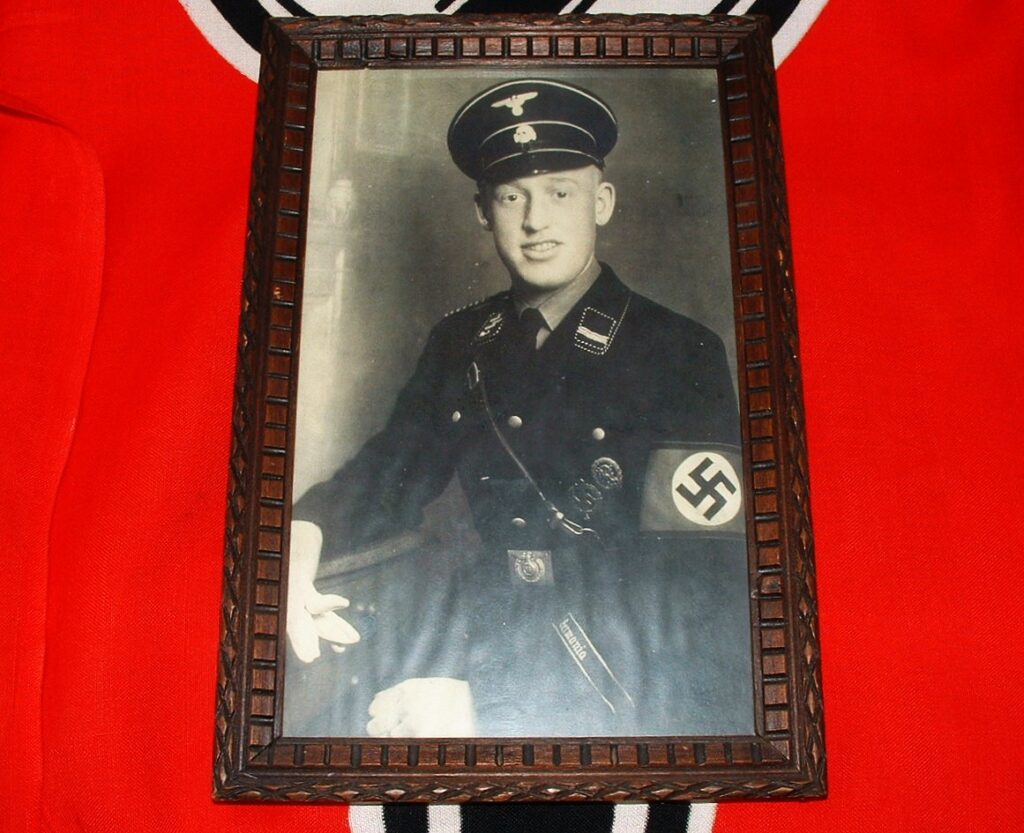 1 - Period Framed Large SS NCO Photo - RC127