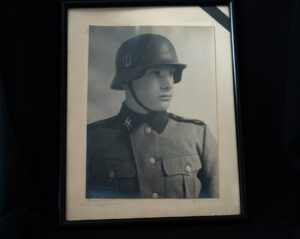 2 - Period Framed SS Soldier Photo - RC144