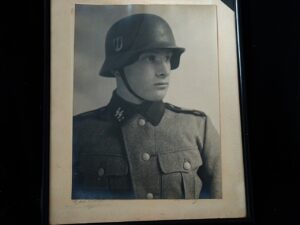 3 - Period Framed SS Soldier Photo - RC144