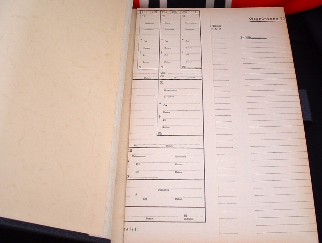 5 - Rare SS Family Chronicle Log Book - RC140