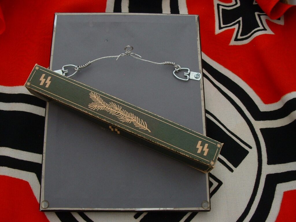 6 - Rare 3rd Reich Period Jul-leuchter Certificate & Candle - RC141