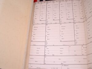 6 - Rare SS Family Chronicle Log Book - RC140