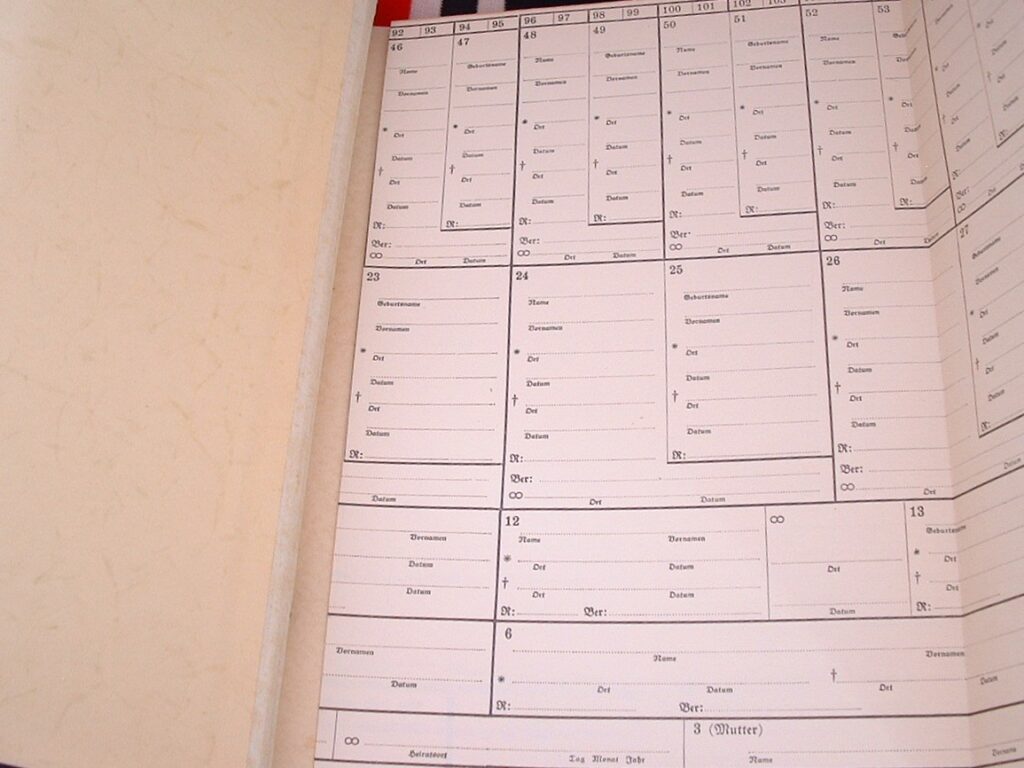 6 - Rare SS Family Chronicle Log Book - RC140