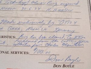 19 - Herder Full Rohm SS & Honor Ring to Same Recipient