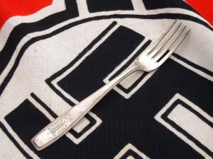 2 - Hitler Formal Pattern Silverware Fork by Bruckmann - G280