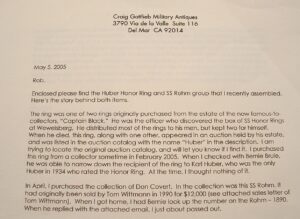 20 - Herder Full Rohm SS & Honor Ring to Same Recipient