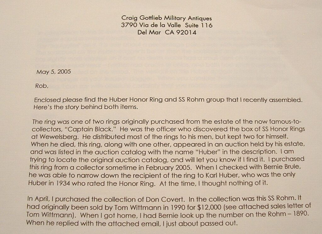 20 - Herder Full Rohm SS & Honor Ring to Same Recipient