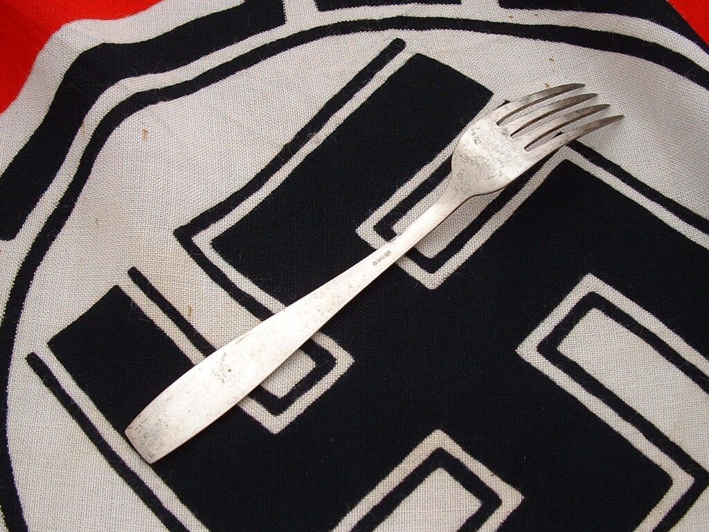 3 - Hitler Formal Pattern Silverware Fork by Bruckmann - G280